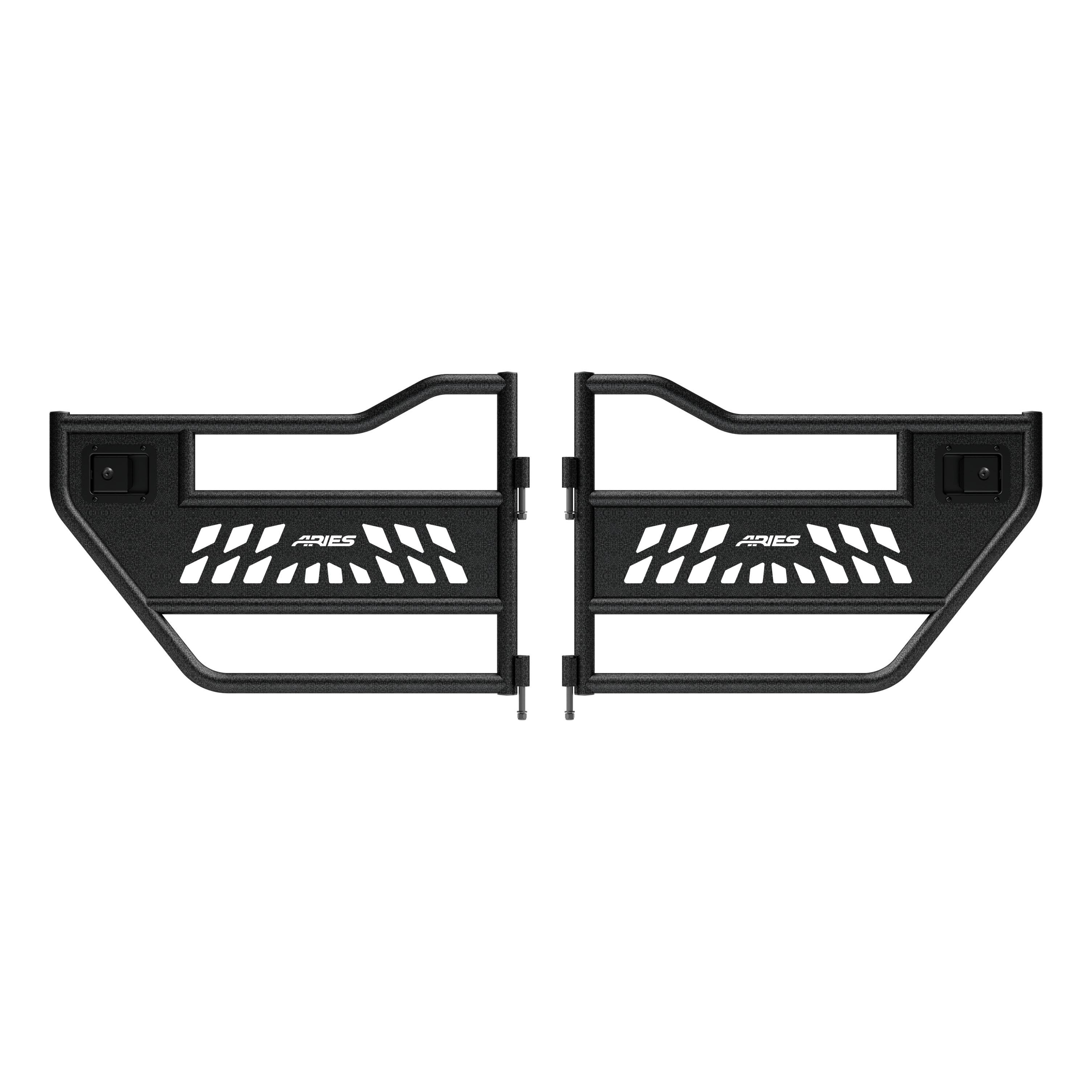 ARIES 2500200 - Jeep Wrangler JL, Gladiator Aluminum Rear Tube Doors