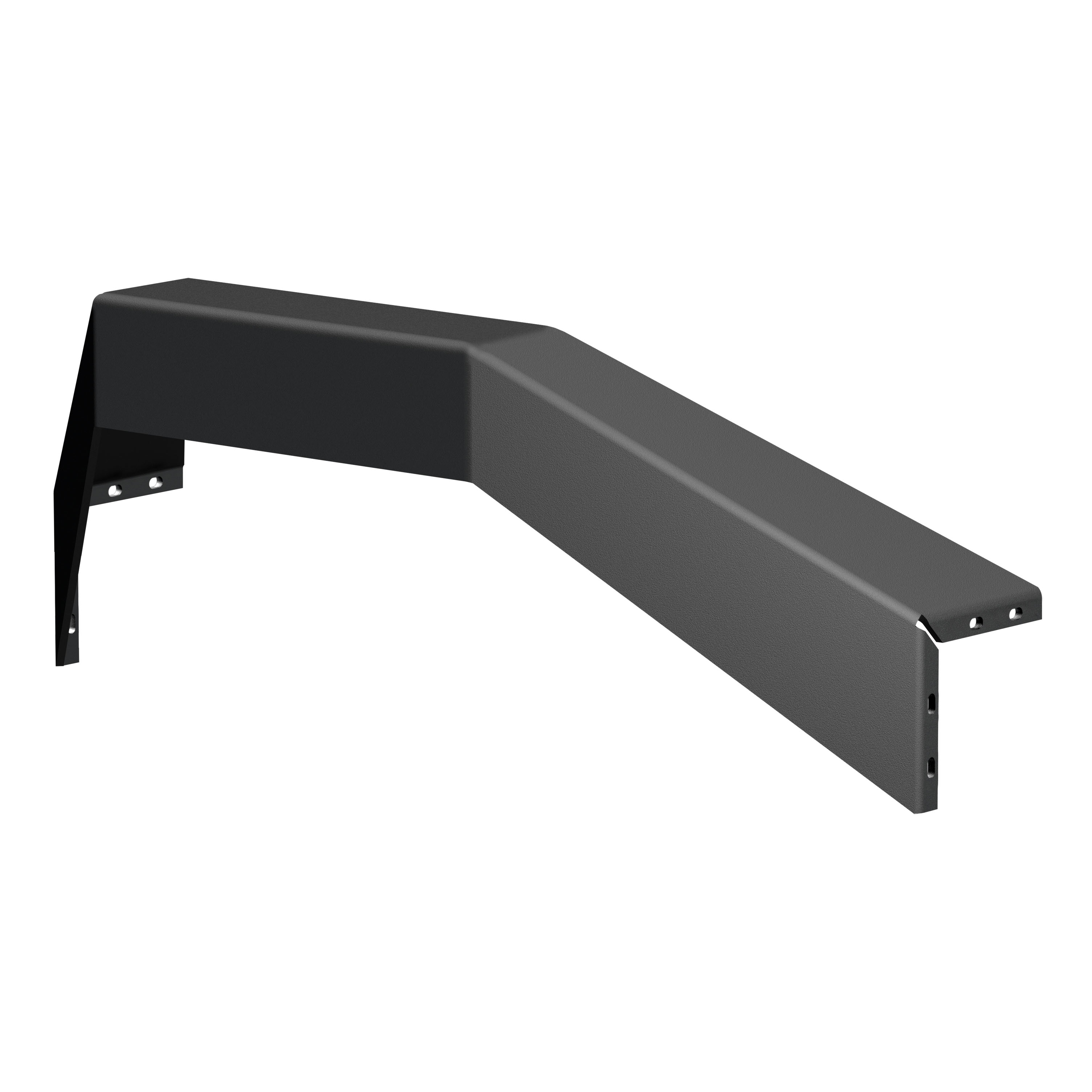 ARIES 2156050 - TrailCrusher Jeep Wrangler, Gladiator Steel Front Bumper Angular Brush Guard
