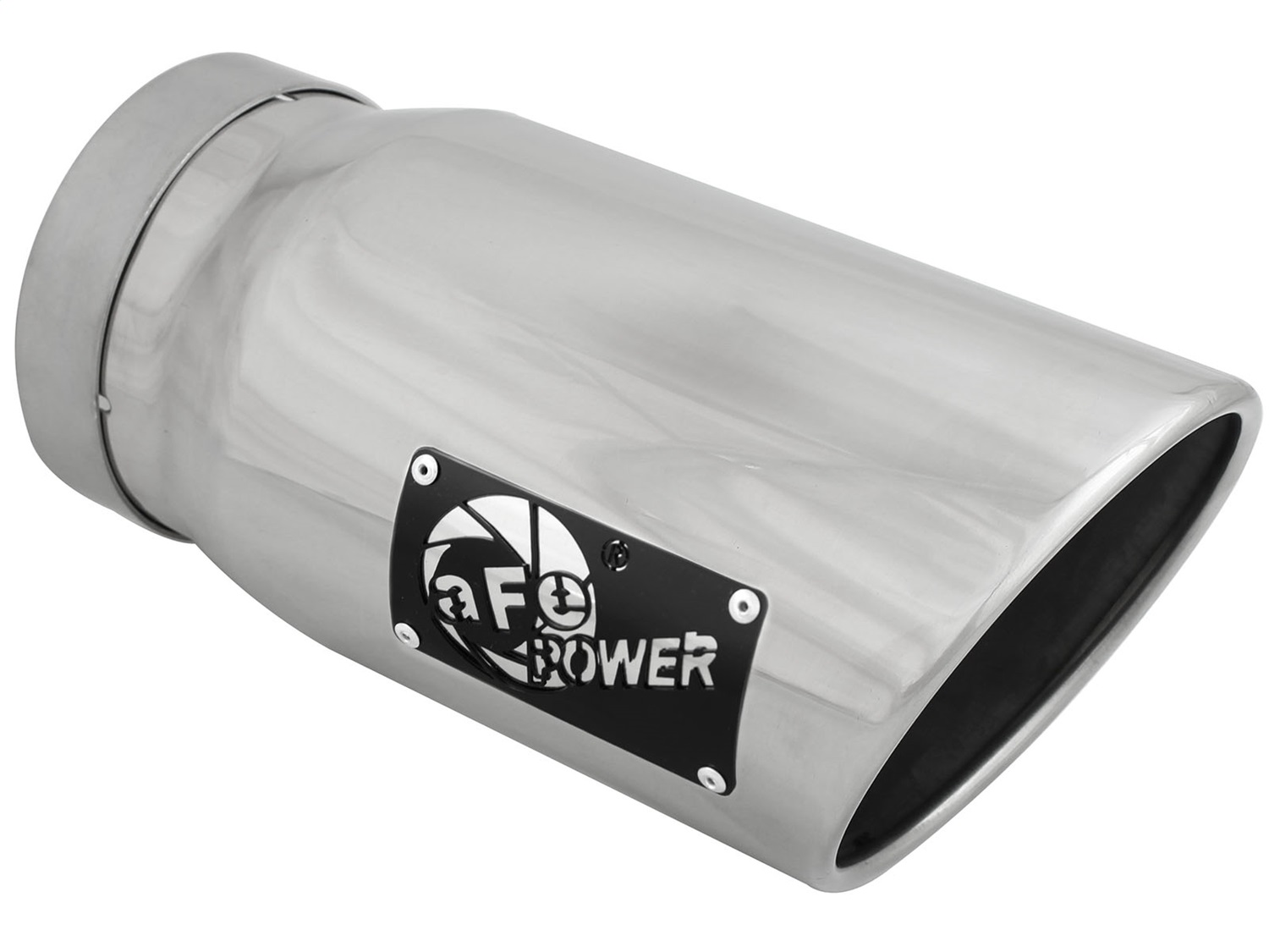 aFe Power 49T50601-P12 - Diesel Exhaust Tip Bolt On Polished 5in Inlet x 6in Outlet x 12in Long aFe Power 49T50601-P12 - Diesel Exhaust Tip Bolt On Polished 5in Inlet x 6in Outlet x 12in Long