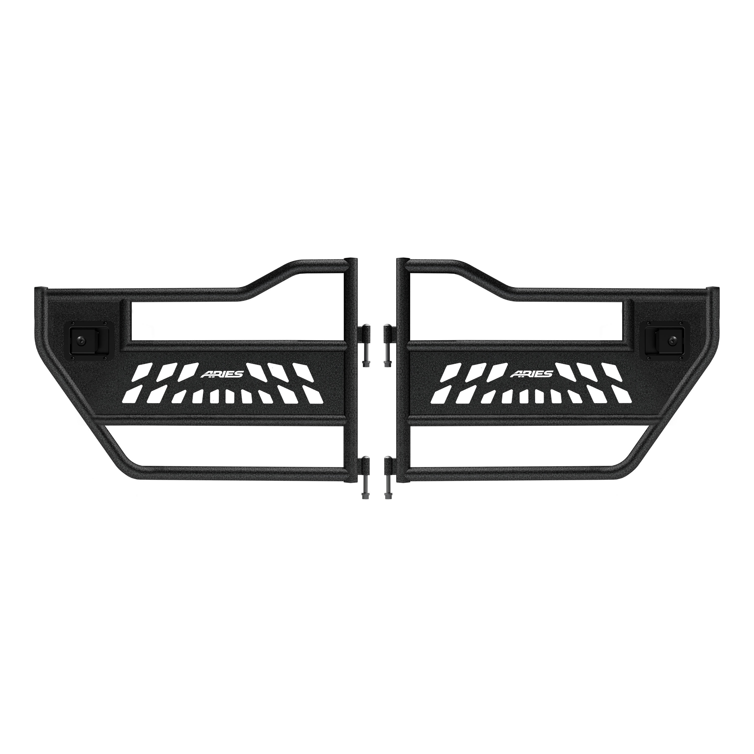 ARIES 25009 - Jeep Wrangler JK Aluminum Rear Tube Doors ARIES 25009 - Jeep Wrangler JK Aluminum Rear Tube Doors