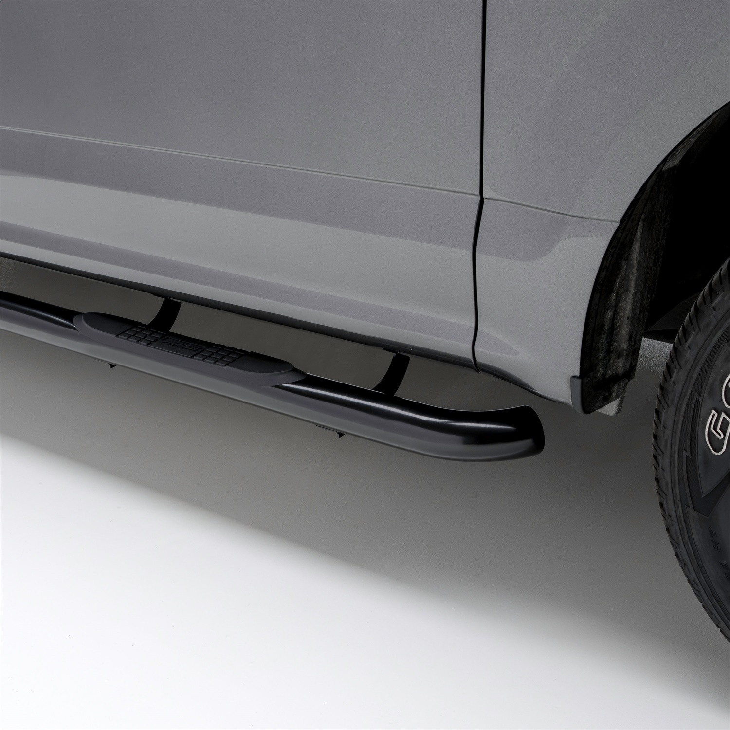 ARIES 209011 - 3in. Round Black Steel Side Bars; Select Nissan Pathfinder ARIES 209011 - 3in. Round Black Steel Side Bars; Select Nissan Pathfinder