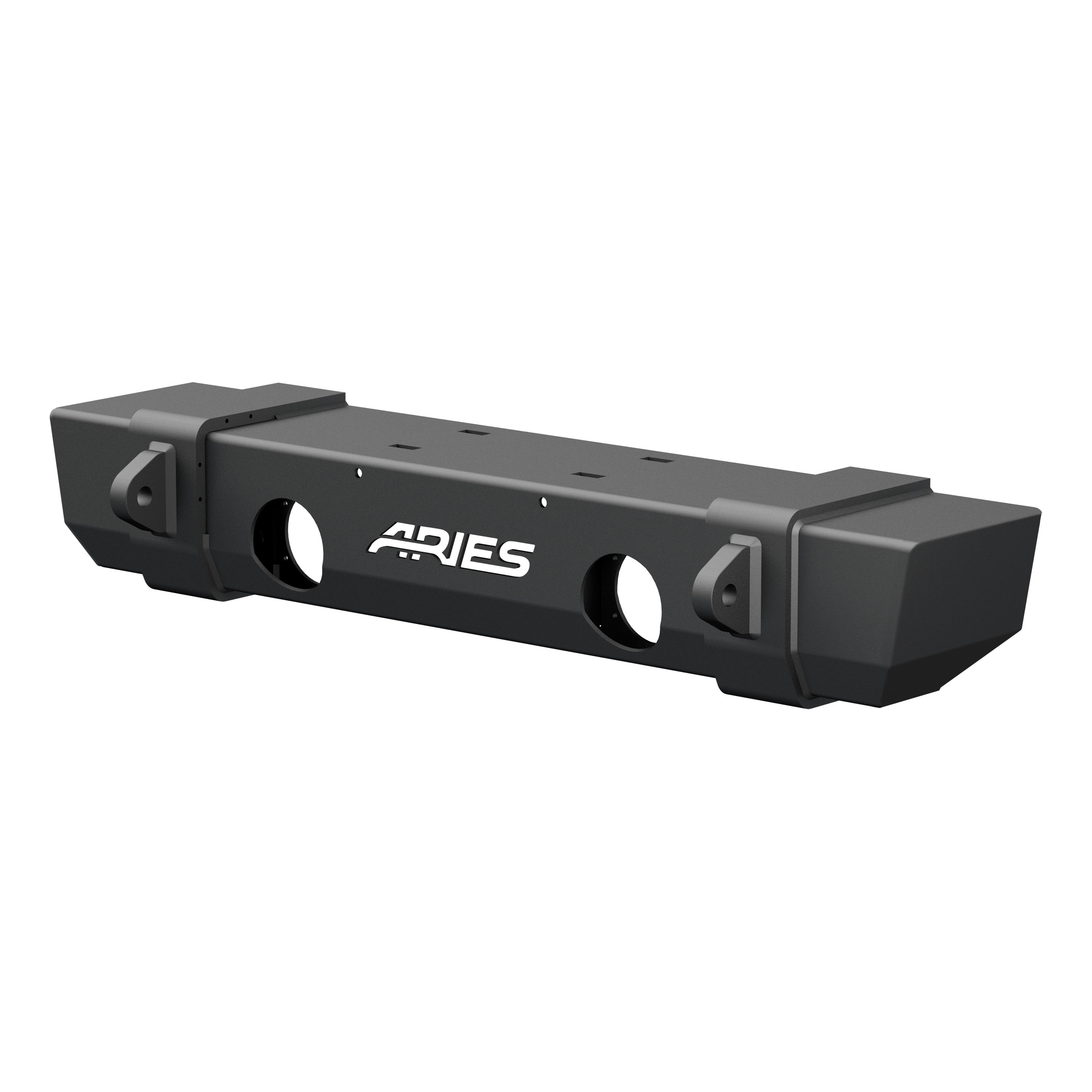 ARIES 2156000 - TrailCrusher Jeep Wrangler JK Steel Front Bumper, 12.5K