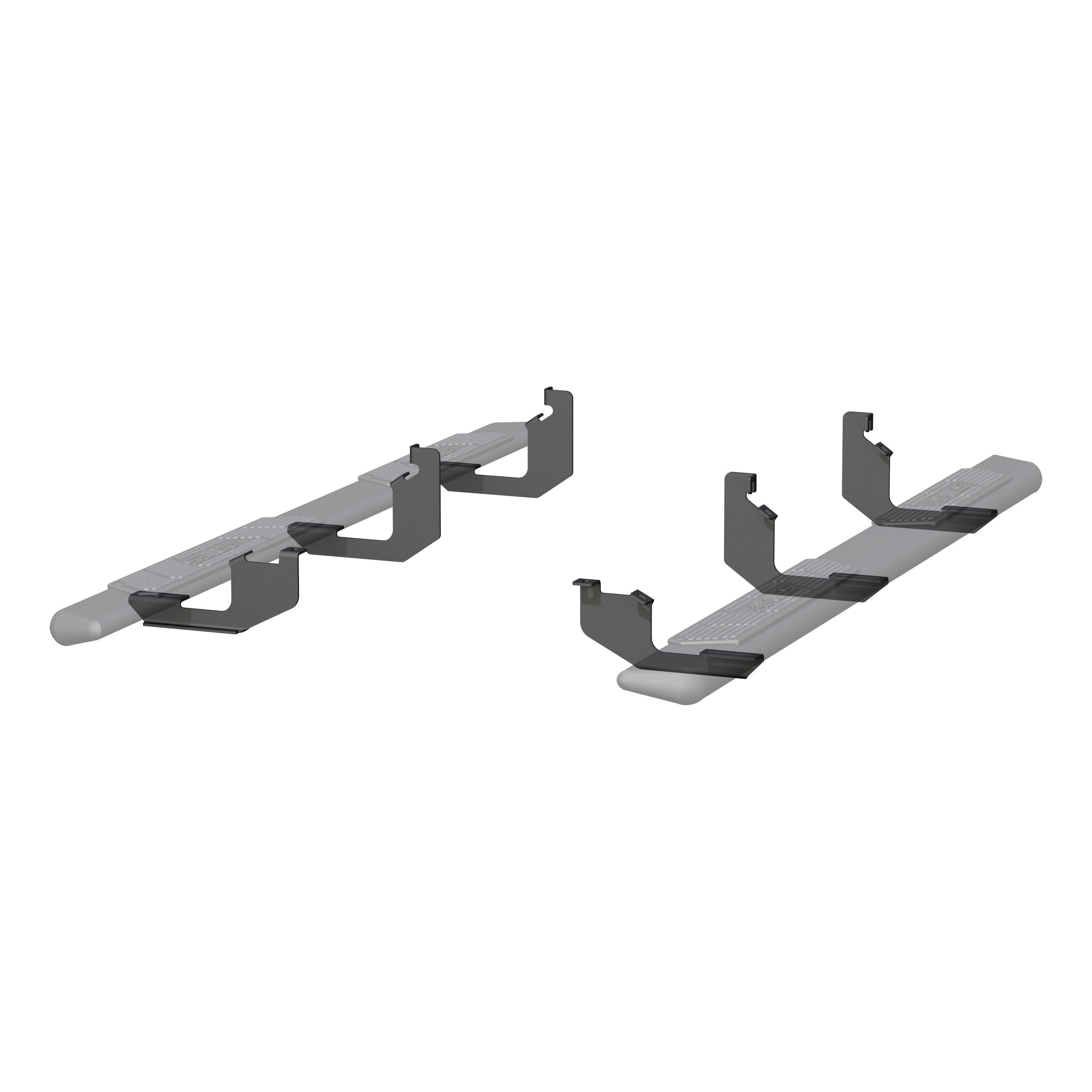 ARIES 2558052 - AscentStep 5-1/2" x 85" Black Steel Running Boards, Select Ford Ranger Crew Cab ARIES 2558052 - AscentStep 5-1/2" x 85" Black Steel Running Boards, Select Ford Ranger Crew Cab