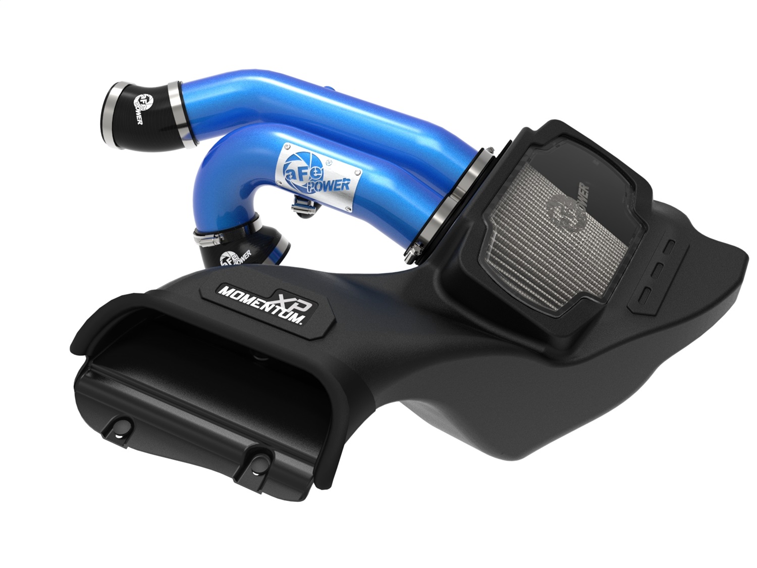 aFe Power 50-30072DL - 21-22 Ford F-150 Raptor V6-3.5L(tt) Momentum XP Cold Air Intake System Blue w/ Pro Dry S Filter
