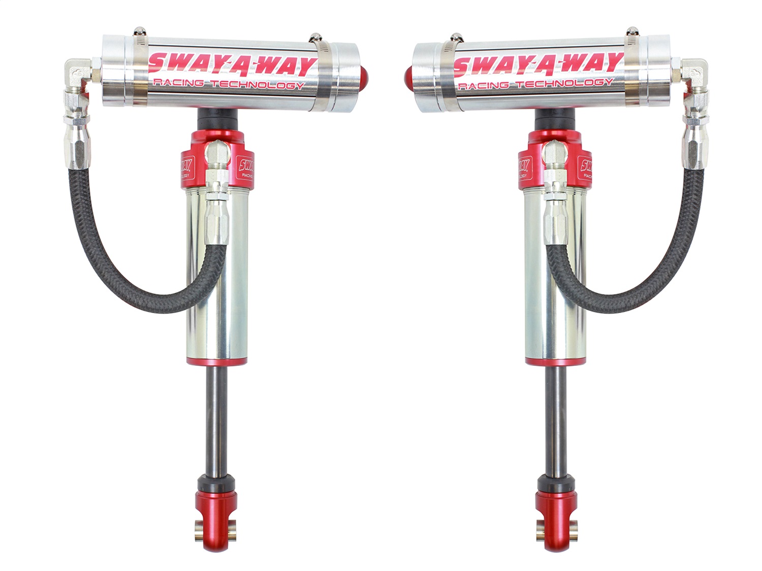 aFe Power 501-5600-04 - SUS Shock Kit 2.5 GM 2500HD 01-10 Front Remote Reservoir (Set of 2)