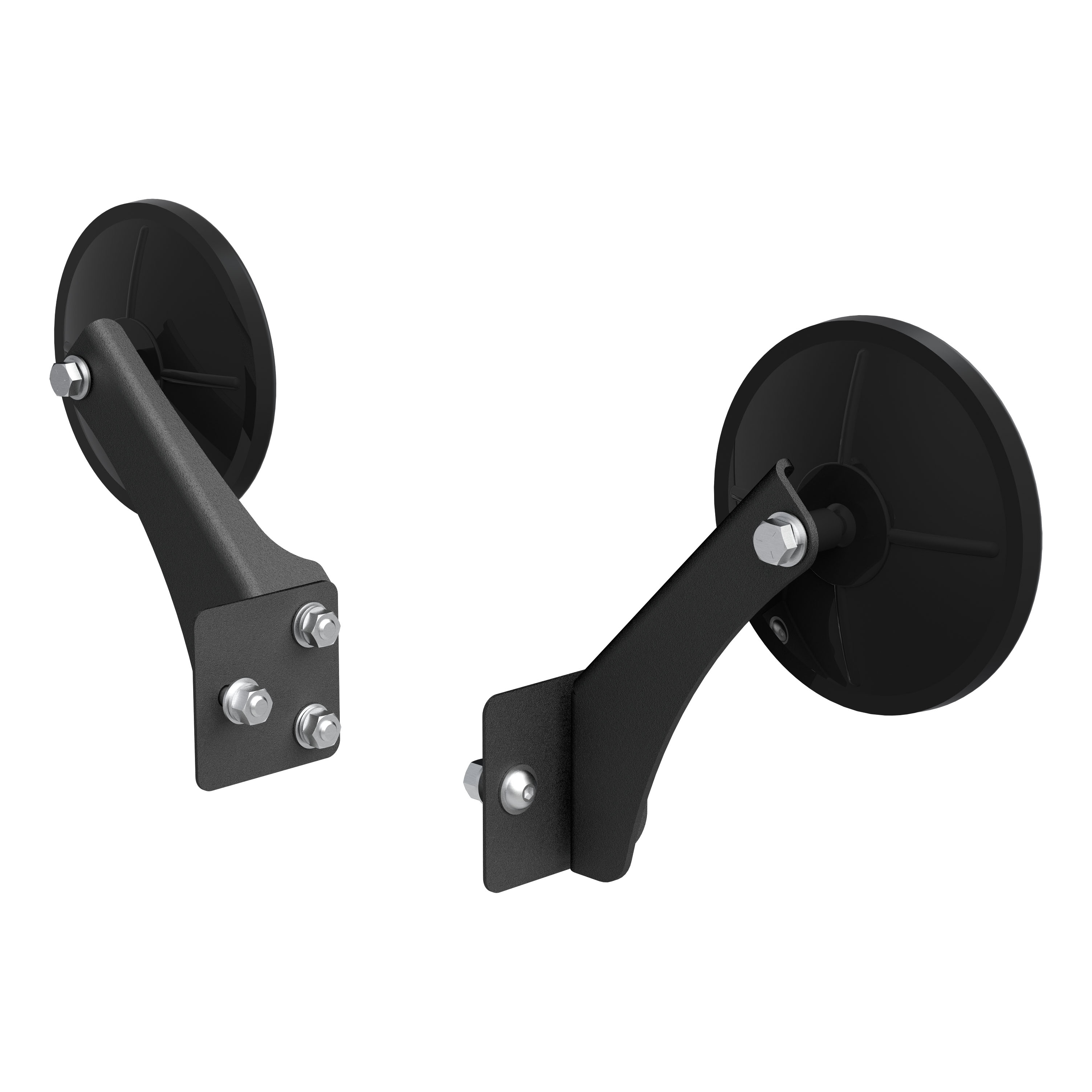 ARIES 3500300 - Offroad Jeep Wrangler Tube Door Mirrors (2-Pack)