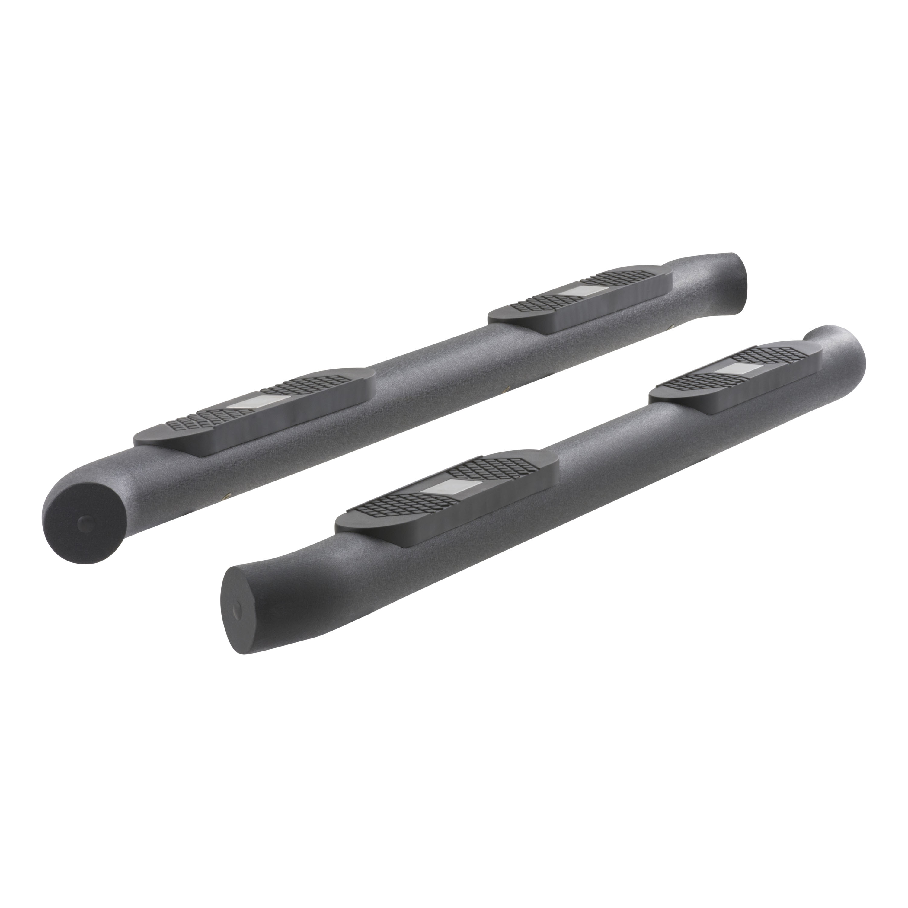 ARIES AL232013 - Big Step 4" Black Aluminum Round Side Bars, Select Toyota Tundra ARIES AL232013 - Big Step 4" Black Aluminum Round Side Bars, Select Toyota Tundra