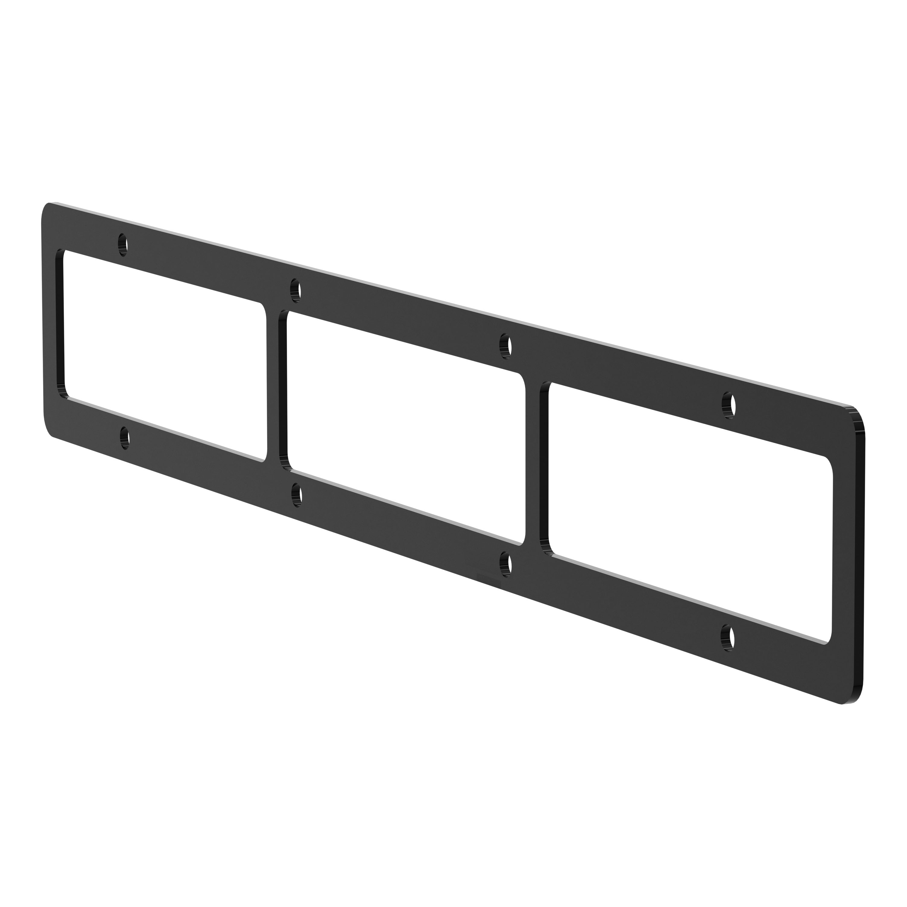 ARIES PJ20OB - Pro Series 20-Inch Black Steel Light Bar Cover Plate