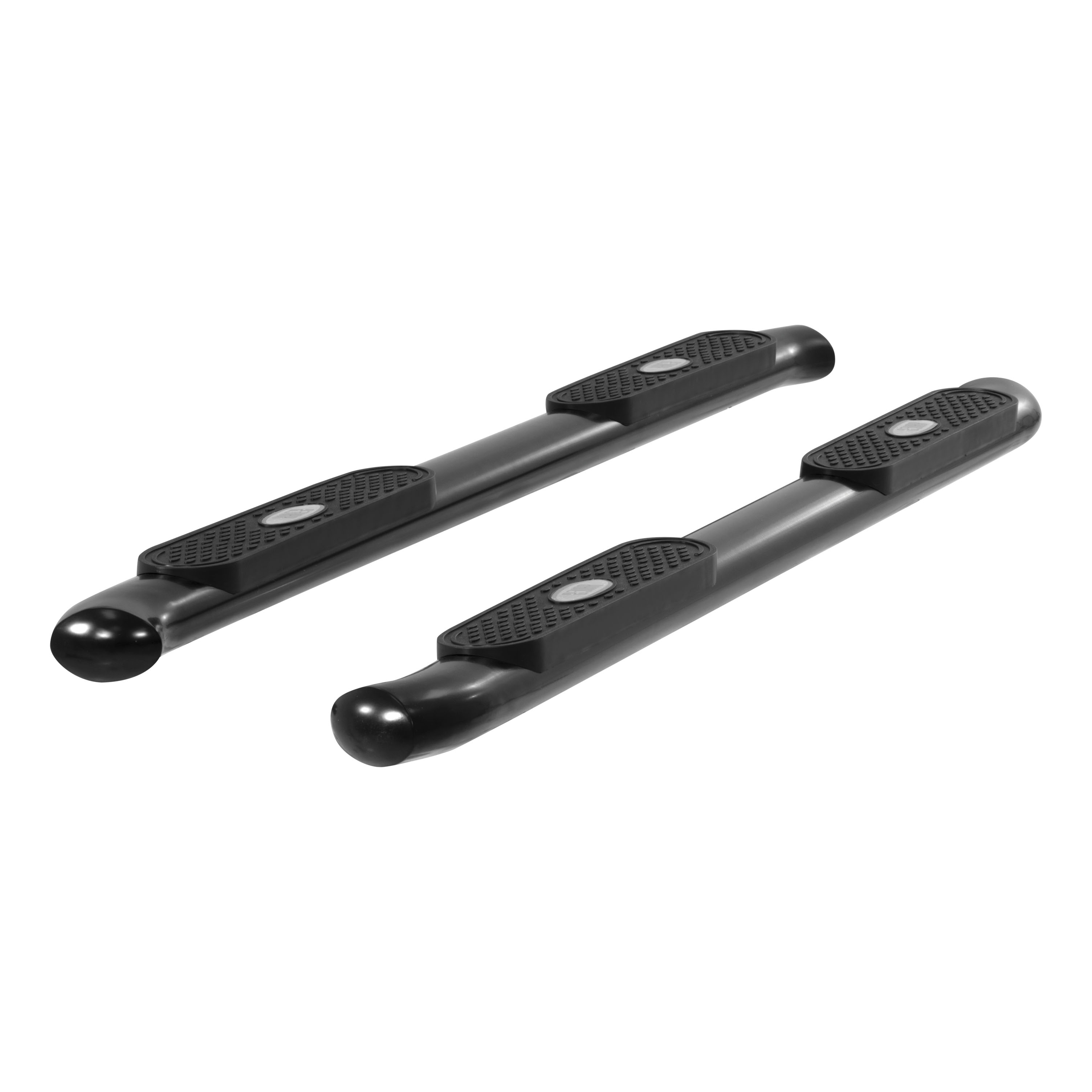 ARIES S223041 - 4" Black Steel Oval Side Bars, Select Ford Explorer ARIES S223041 - 4" Black Steel Oval Side Bars, Select Ford Explorer