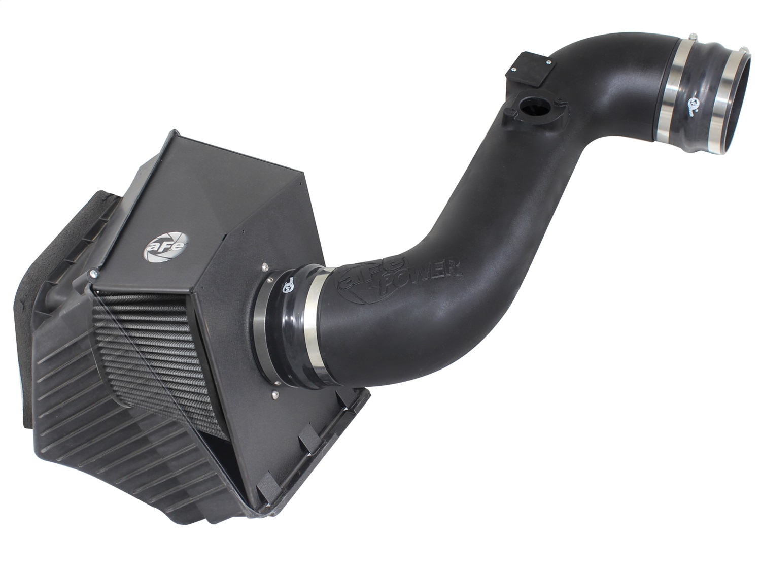 aFe Power 51-32322 - Magnum FORCE Stage-2 Pro DRY S Intake System 11-15 GM Diesel Trucks V8 6.6L (td) LML