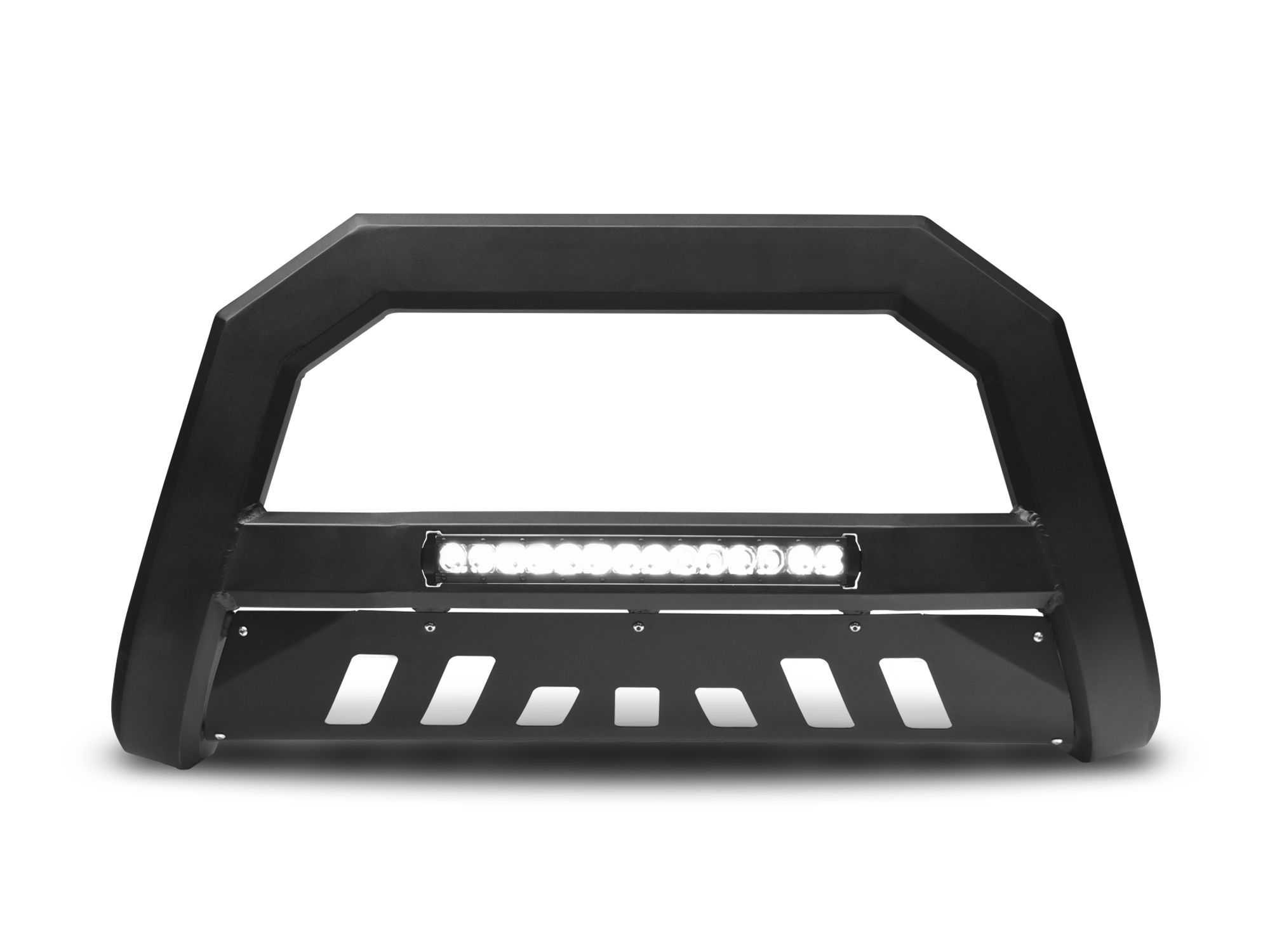 Armordillo USA 8705193 - 2019-2022 Chevy Silverado 1500 / 2019-2022 GMC Sierra 1500 AR Bull Bar w/LED - Matte Black