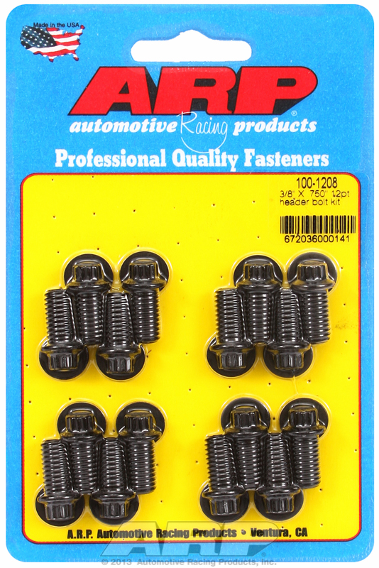 ARP 100-1208 - 3/8 X .750in 12pt Header Bolt Kit
