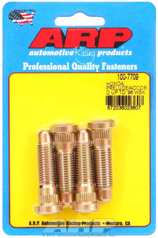 ARP 100-7709 - 80-00 Honda M12x1.85inch Wheel Stud Kit (4 Studs/1 Wheel)