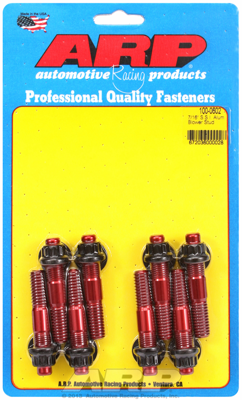 ARP 100-0602 - Alum 7/16 x 2.500in blower stud kit