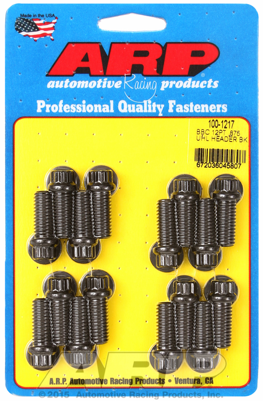 ARP 100-1217 - BB Chevy 12pt .875 UHL header bolt kit