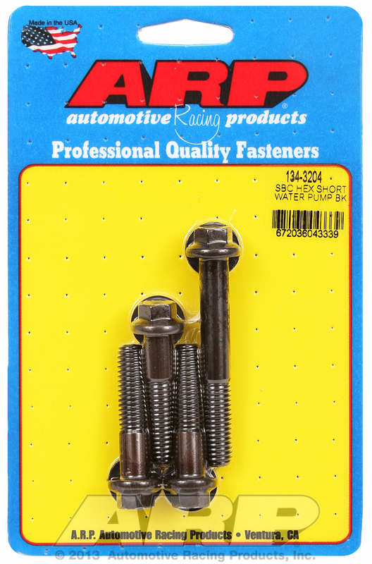 ARP 134-3204 - SB Chevy Hex Short Water Pump Bolt Kit