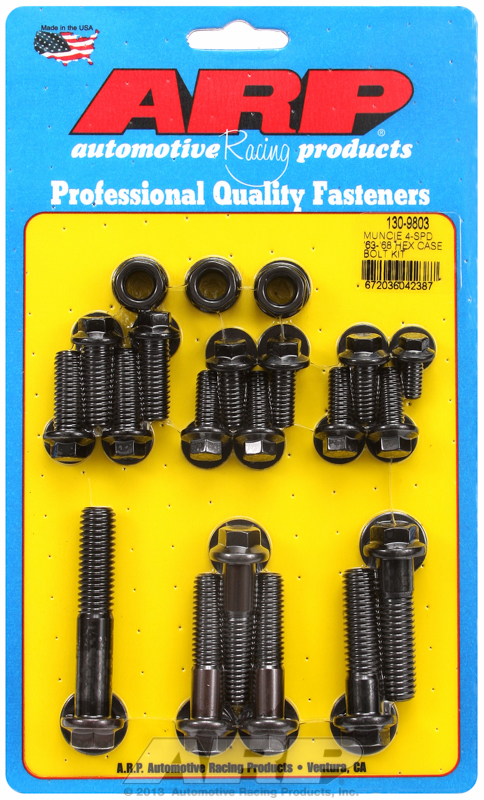 ARP 130-9803 - Muncie 4-spd '63-'68 hex trans case bolt kit ARP 130-9803 - Muncie 4-spd '63-'68 hex trans case bolt kit