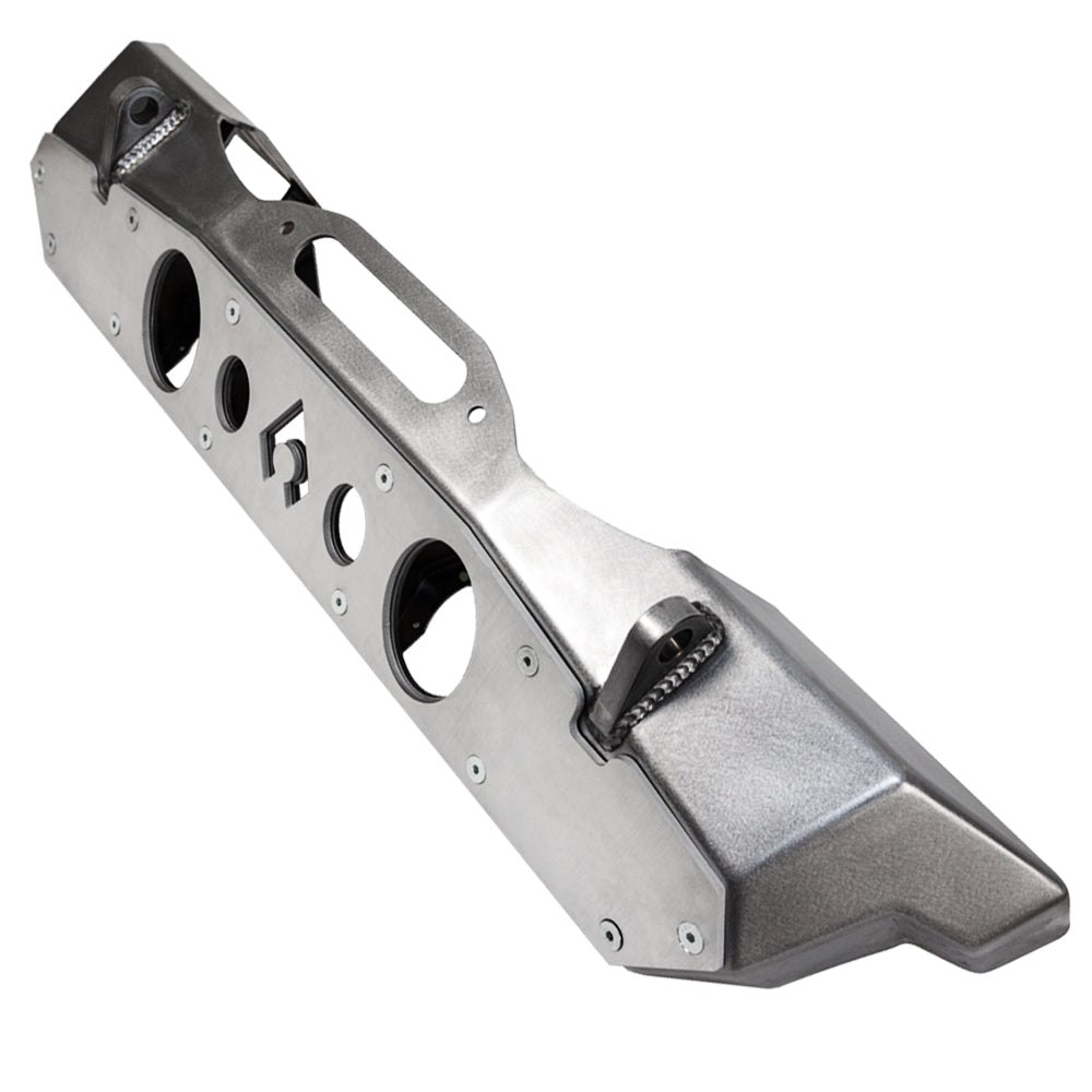 Artec Industries JJ8000 - Bare Steel Nighthawk Front Bumper with Aluminum Skid for JK, JL, and JT - Bare Steel Artec Industries JJ8000 - Bare Steel Nighthawk Front Bumper with Aluminum Skid for JK, JL, and JT - Bare Steel
