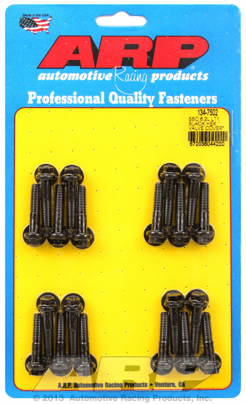 ARP 134-7502 - Chevy LT1 6.2L Valve Cover Hex Bolt Kit ARP 134-7502 - Chevy LT1 6.2L Valve Cover Hex Bolt Kit