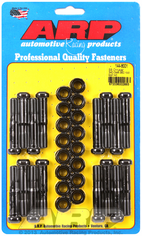 ARP 144-6001 - Chrysler Small Block 318/340/360 Rod Bolt Kit ARP 144-6001 - Chrysler Small Block 318/340/360 Rod Bolt Kit