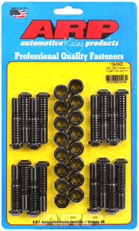 ARP 134-6403 - SB Chevy 350 Wave-Loc Hi-Perf Rod Bolt Kit