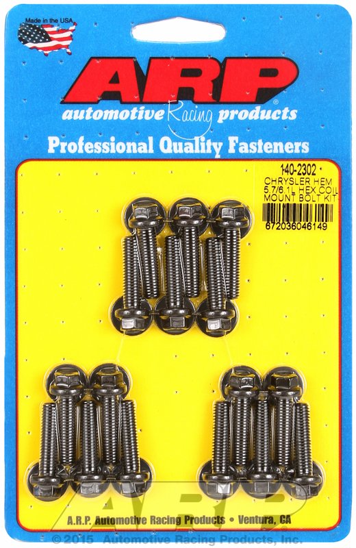 ARP 140-2302 - Chrysler Hemi 5.7/6.1L Hex Coil Mount Bolt Kit ARP 140-2302 - Chrysler Hemi 5.7/6.1L Hex Coil Mount Bolt Kit