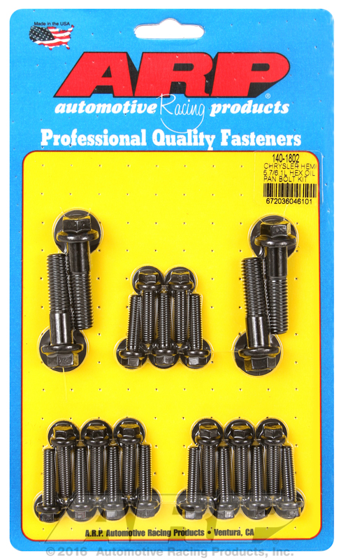 ARP 140-1802 - Chrysler Hemi 5.7/6.1L Hex Oil Pan Bolt Kit