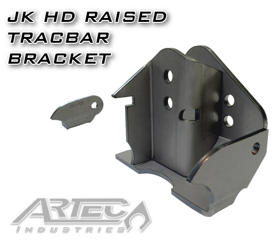 Artec Industries JK4406 - JK Heavy Duty Raised Tracbar Bracket