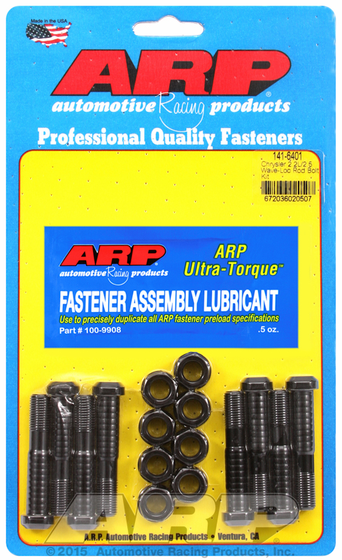 ARP 141-6401 - Chrysler 2.2L & 2.5L Wave-Loc Rod Bolt Kit