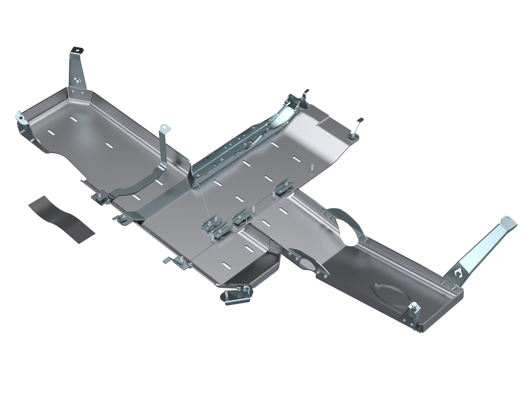 Artec Industries JL4167 - JL Full Bellypan With Oil Door - 2 Door 3.6L Aluminum 21-Present