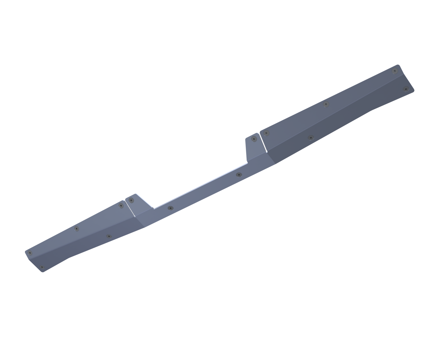 Artec Industries JT0217 - 07-Up Jeep Wranger/Gladiator High Clearance Rear Bumper Center Skid Raw Aluminum