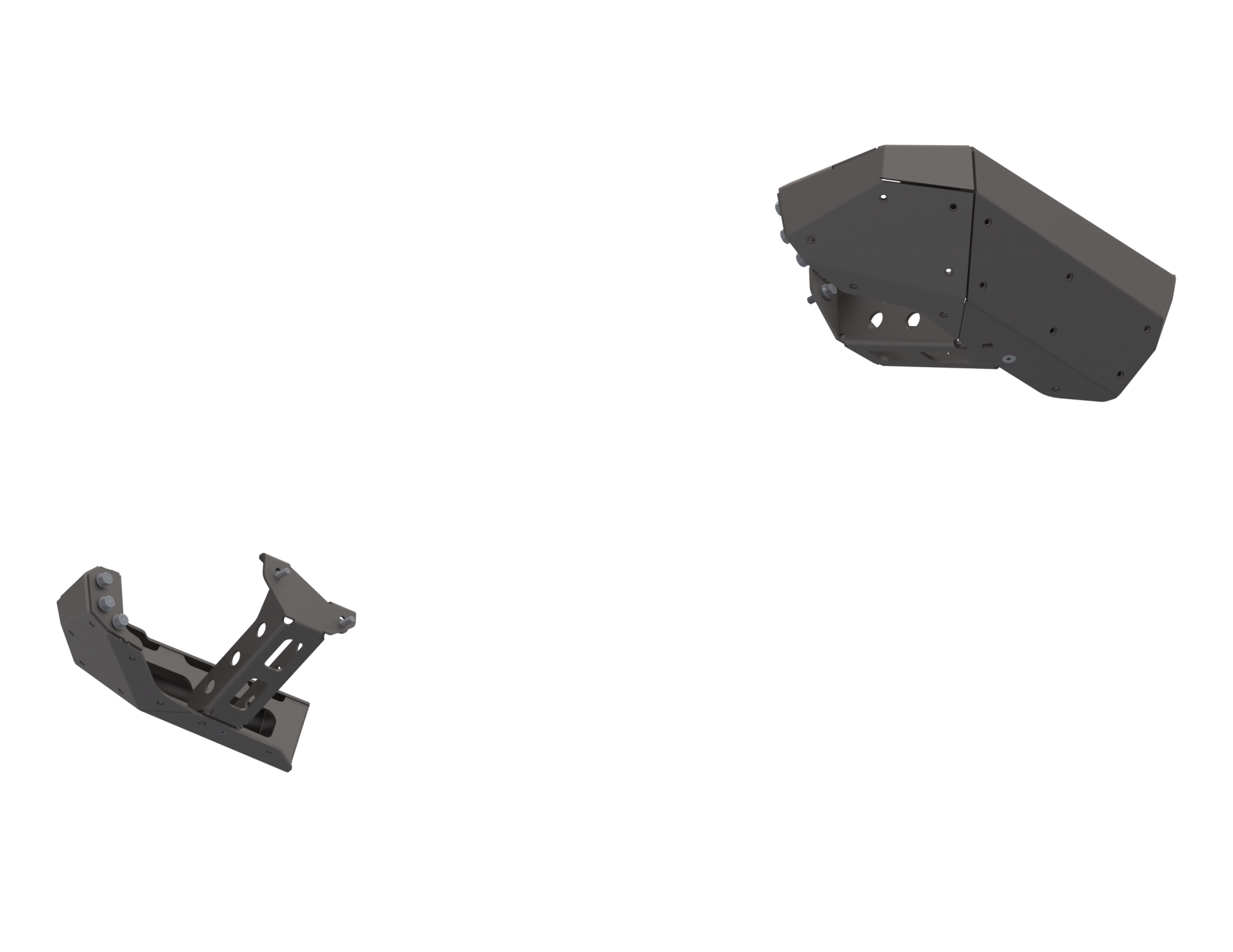 Artec Industries JT0120 - 07-Up Jeep Wranger/Gladiator High Clearance Rear Bumper Corner Pods Boatside Cut Raw Steel