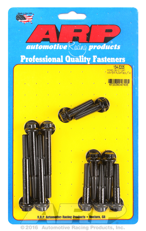 ARP 154-3205 - Ford 351C 12pt Water Pump Bolt Kit