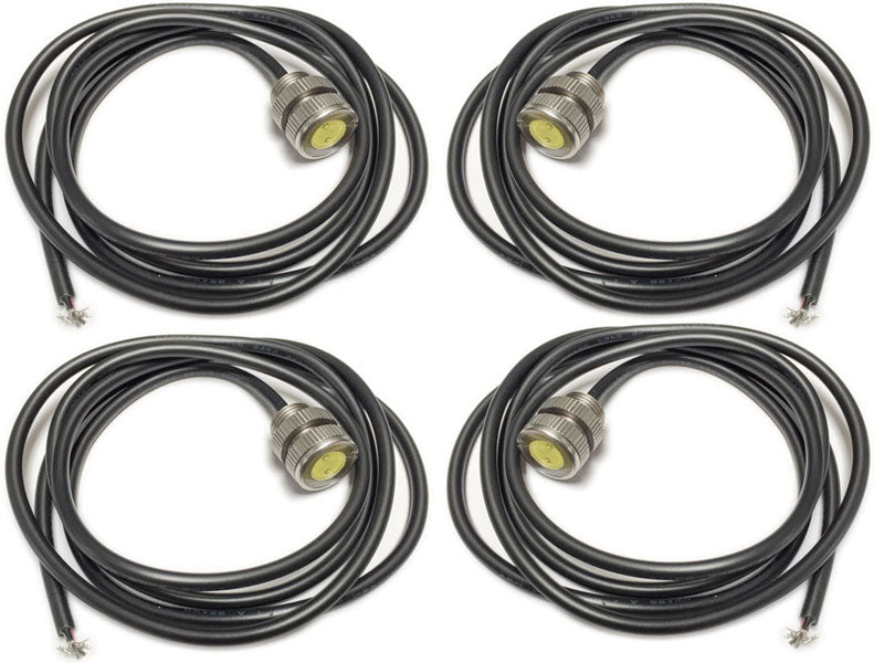 Artec Industries OZ1104 - (4-Pack) - LED Bolt light - 3 watt, Cool White, Stainless Steel, 11mm, Silver