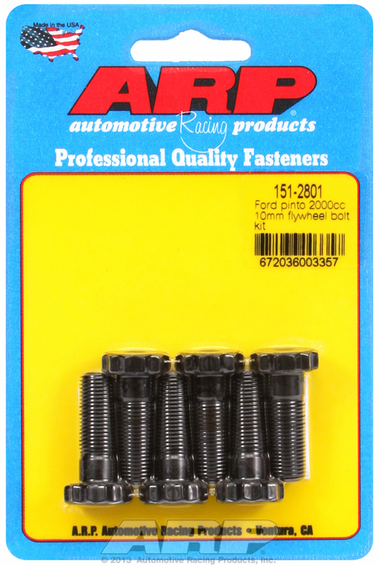 ARP 151-2801 - Ford 2000cc Pinto M10 x 1.0 Thread Size Flywheel Bolt Kit