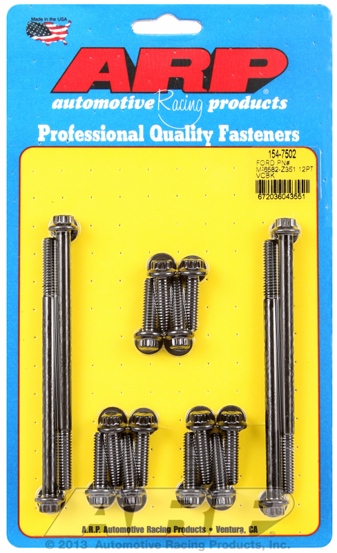 ARP 154-7502 - Small Block Ford Valve Cover 12pt Bolt Kit (For P/N M-6582-Z351)