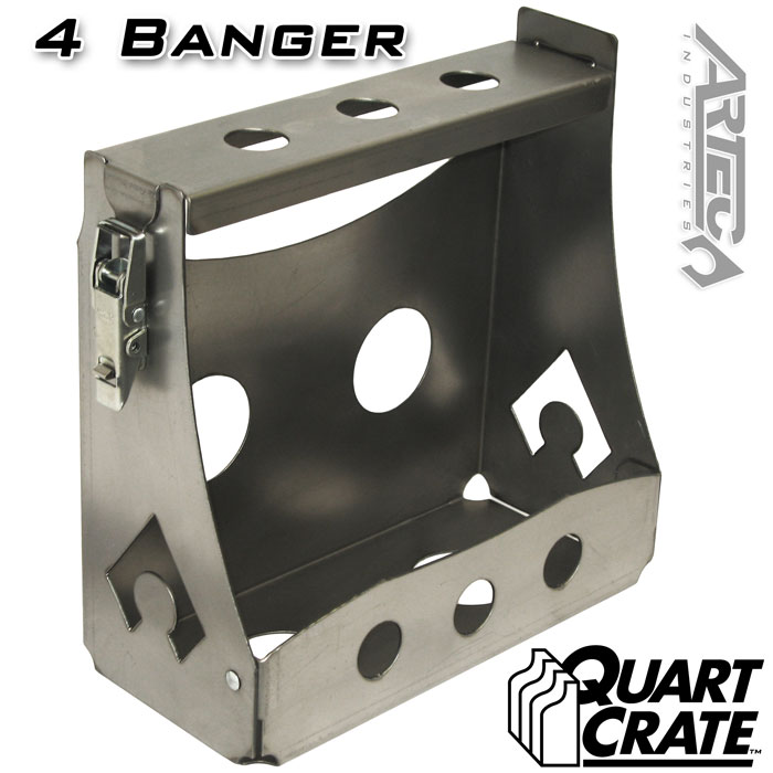 Artec Industries QC0043 - Quart Crate 4 Banger Aluminum