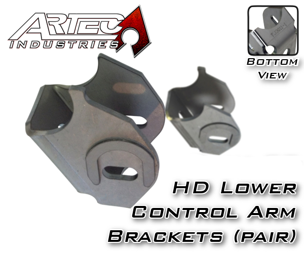Artec Industries TJ3011 - Dana 30 HD LCA Brackets CAM Slot W/Horseshoe