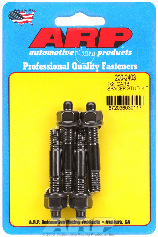 ARP 200-2403 - 1/2in Carburetor Spacer Stud Kit 2.225in OAL ARP 200-2403 - 1/2in Carburetor Spacer Stud Kit 2.225in OAL