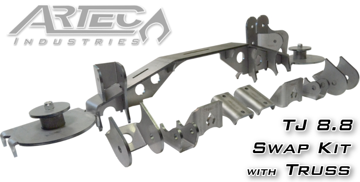 Artec Industries TR8801 - TJ 8.8 Swap Kit W/Truss 97-06 Wrangler TJ
