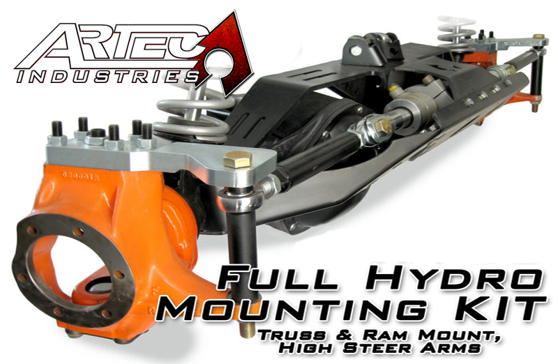 Artec Industries TR6102 - Dana 60 Full Hydro Mounting Kit  78-79 Ford Ultimate Arms for OEM Knuckles Artec