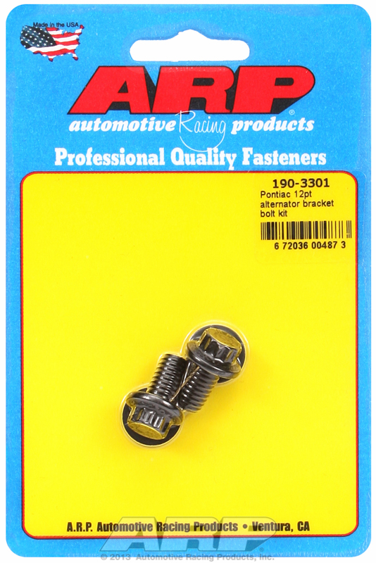 ARP 190-3301 - Pontiac 12pt Alternator Bracket Bolt Kit