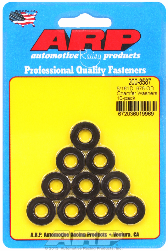 ARP 200-8587 - 5/16 ID 0.675 OD Chamfer Washers (10 pack)