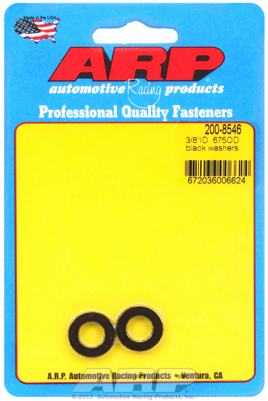 ARP 200-8546 - 3/8 ID 0.675 OD Black Washers (2 pack) ARP 200-8546 - 3/8 ID 0.675 OD Black Washers (2 pack)