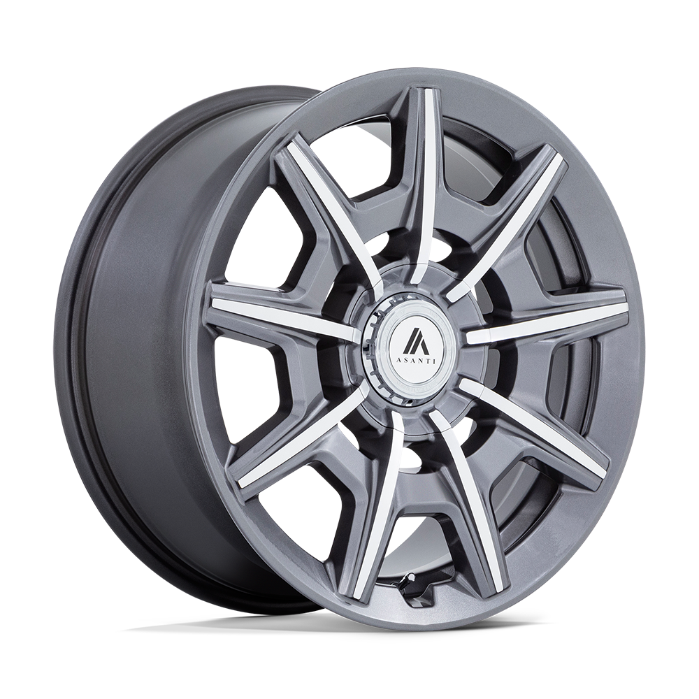 Asanti AB041AD22052018 - Ab041 Esquire 22X10.5 Gloss Anthracite Bright Machined