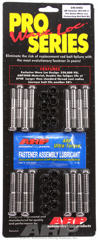 ARP 245-6402 - Chrysler 383-440c.i.d. wave-loc rod bolt kit ARP 245-6402 - Chrysler 383-440c.i.d. wave-loc rod bolt kit