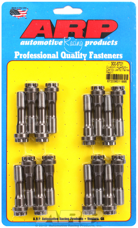 ARP 300-6701 - Custom Age 625+ Carrillo, Lentz, Ferrea 16Pk Rod Bolts ARP 300-6701 - Custom Age 625+ Carrillo, Lentz, Ferrea 16Pk Rod Bolts