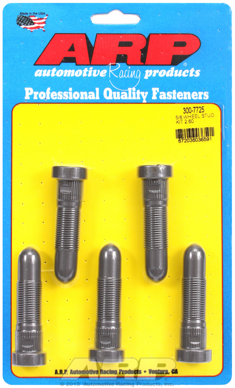 ARP 300-7725 - 5/8-18 x 2.60  Wheel Stud Kit (Pack of 5)