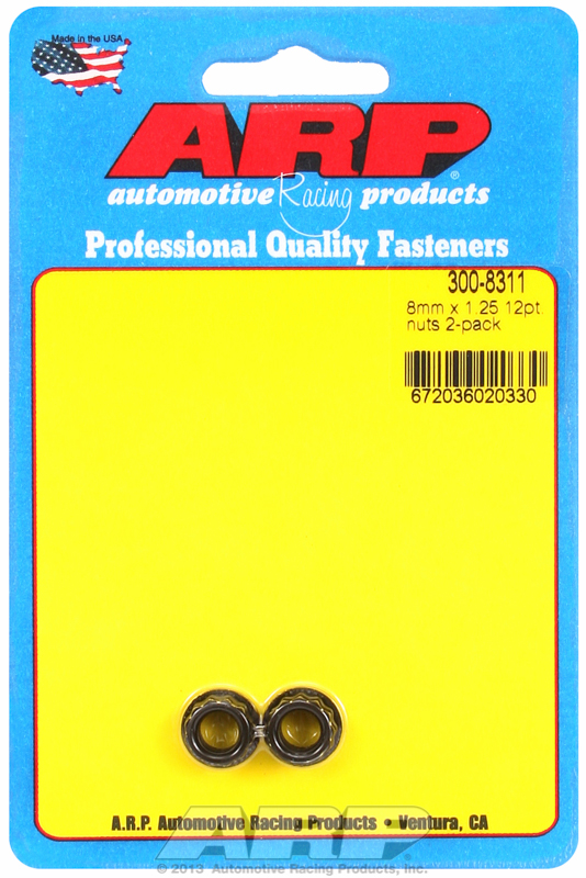 ARP 300-8311 - M8 x 1.25 12pt Nut Kit 2 Pack