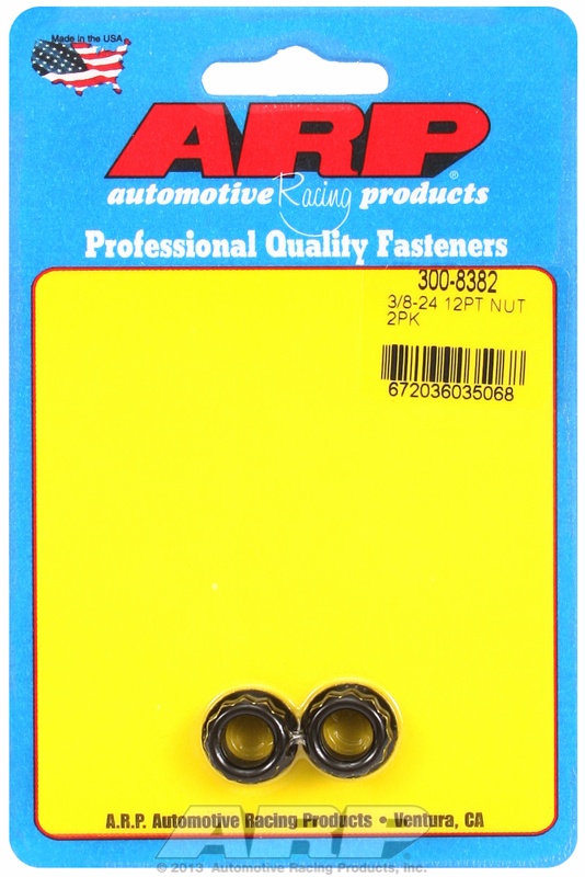 ARP 300-8382 - 3/8in-24 / 12pt Nut Kit 2 Pack ARP 300-8382 - 3/8in-24 / 12pt Nut Kit 2 Pack